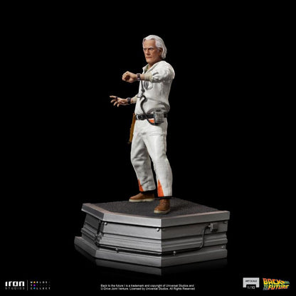 Preventa Estatua Doc Brown - Back to the Future - Limited Edition marca Iron Studios escala de arte 1/10