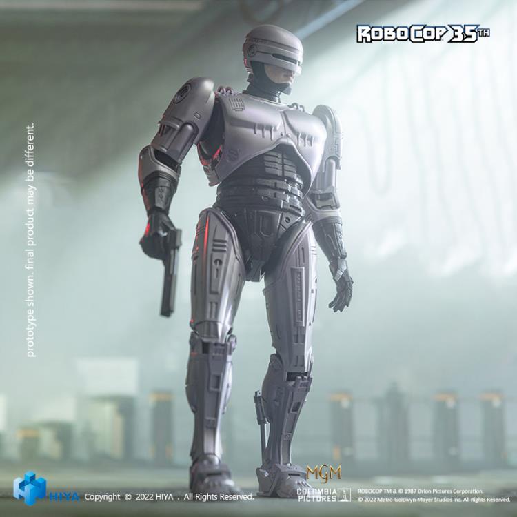 Preventa Figura RoboCop (Diecast) (PX Previews Exclusive) - 35th Anniversary RoboCop (1987) - Exquisite Super Series marca HIYA escala pequeña 1/12