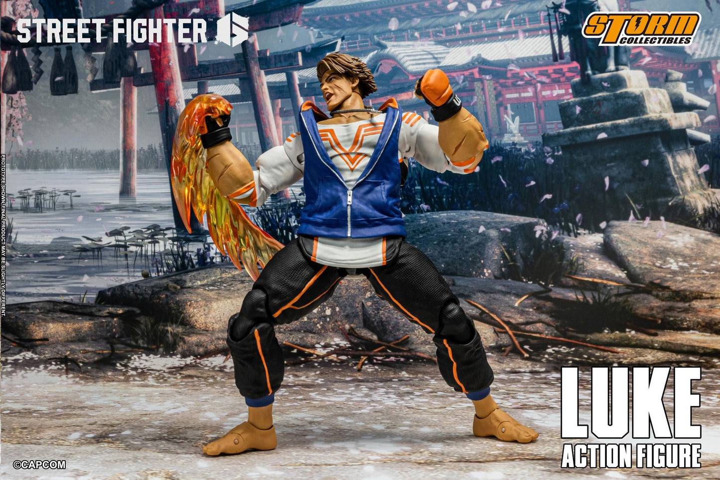 Preventa Figura Luke - Street Fighter 6 marca Storm Collectibles escala pequeña 1/12