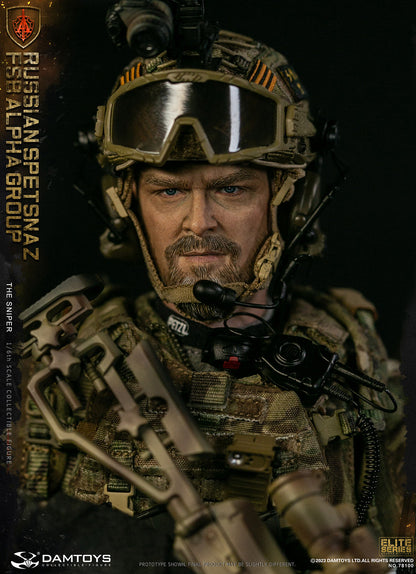 Preventa Figura The Sniper - Russian Spetsnaz FSB Alpha Group marca Damtoys 78100 escala 1/6