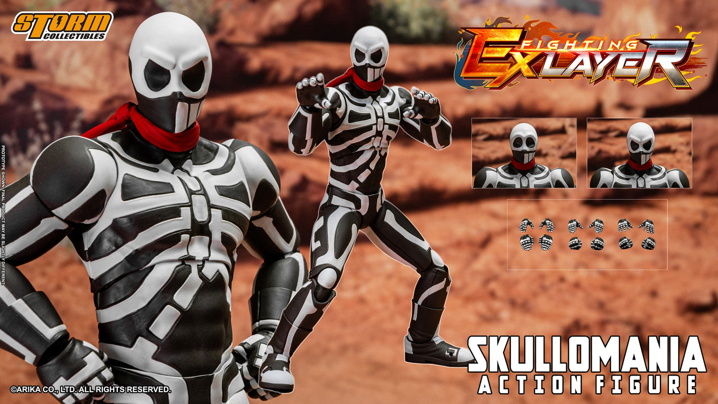 Preventa Figura SKULLOMANIA - Fighting EX Layer marca Storm Collectibles SKKF0 escala pequeña 1/12