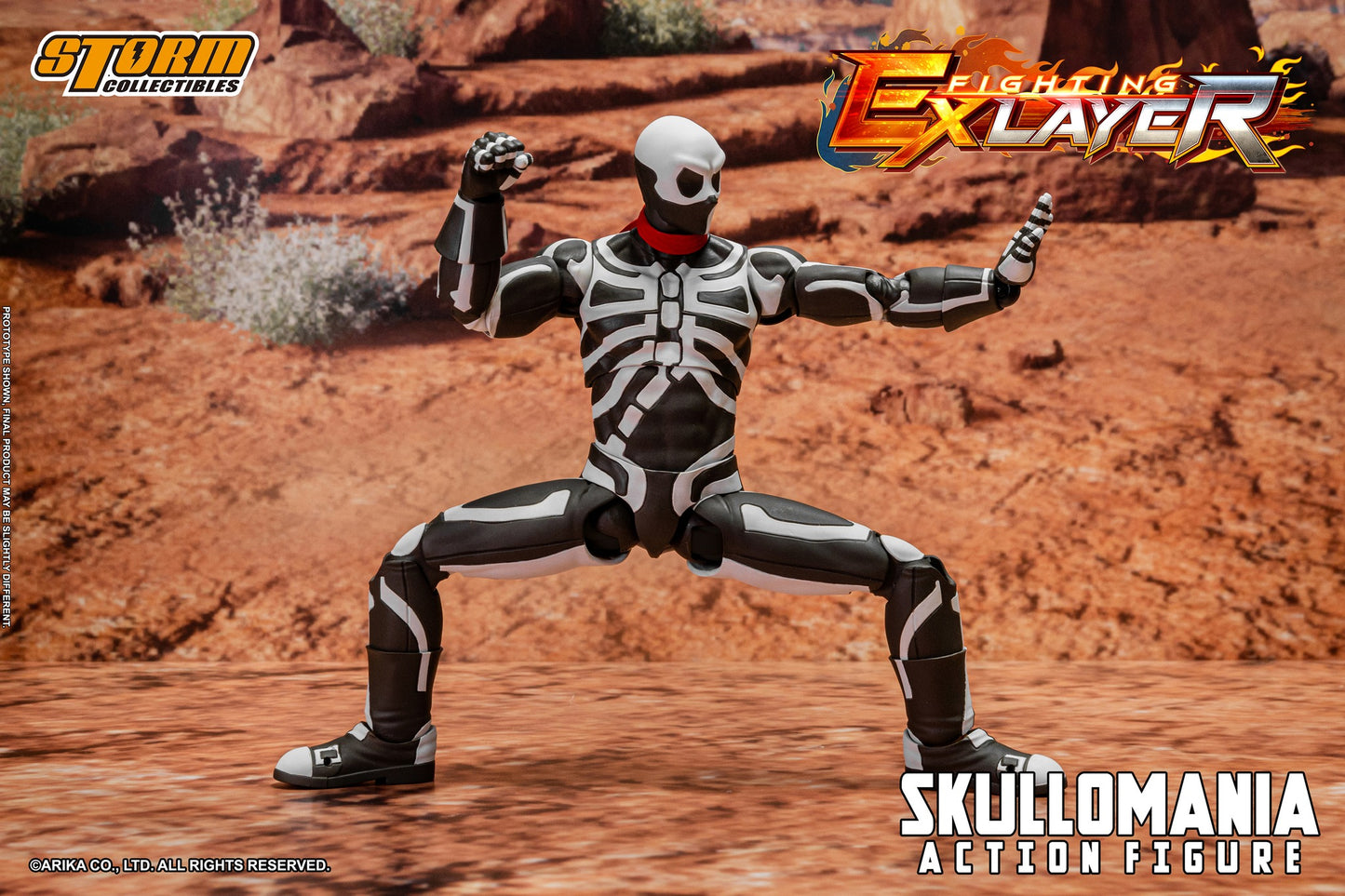 Preventa Figura SKULLOMANIA - Fighting EX Layer marca Storm Collectibles SKKF0 escala pequeña 1/12