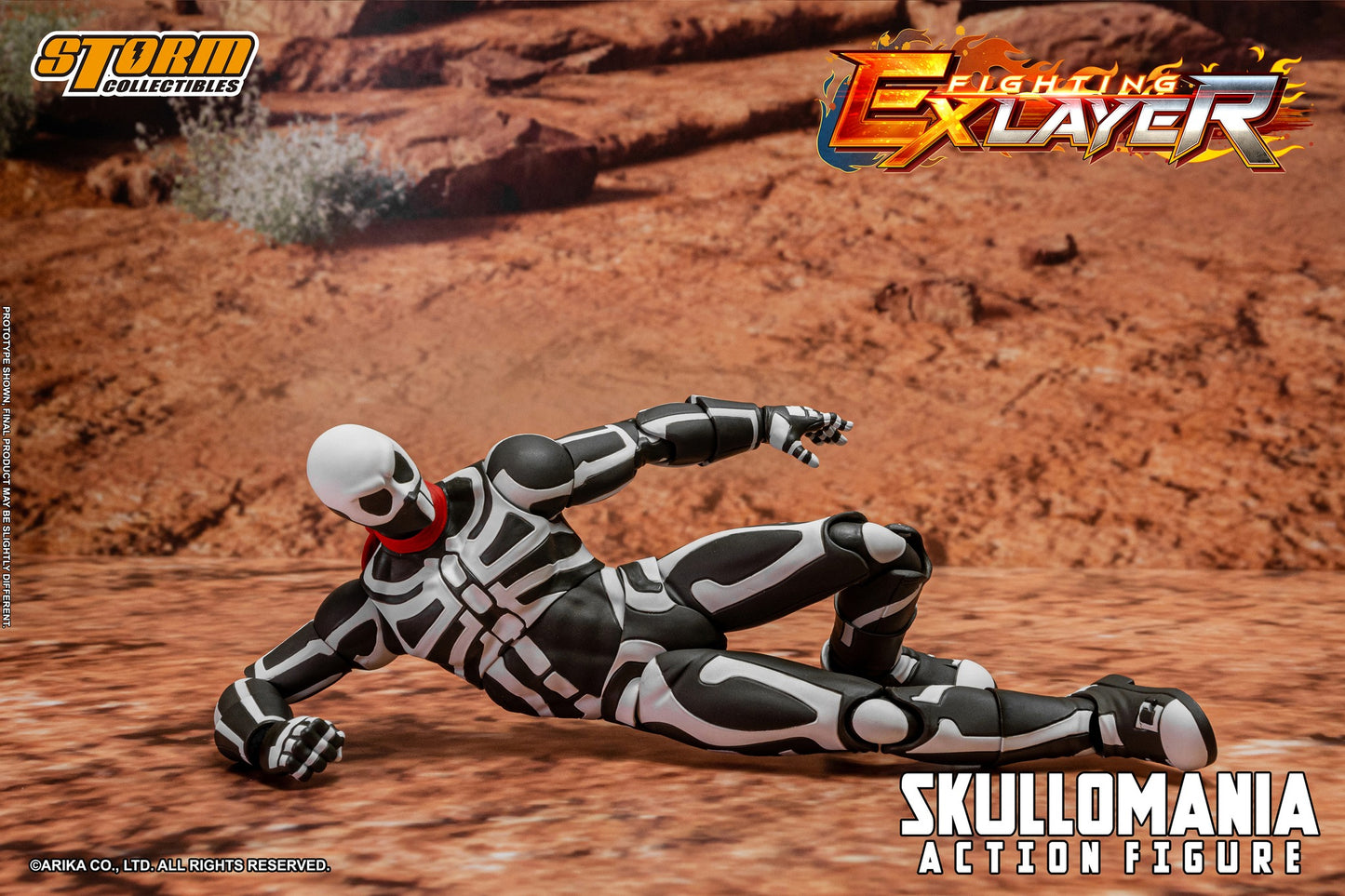 Preventa Figura SKULLOMANIA - Fighting EX Layer marca Storm Collectibles SKKF0 escala pequeña 1/12