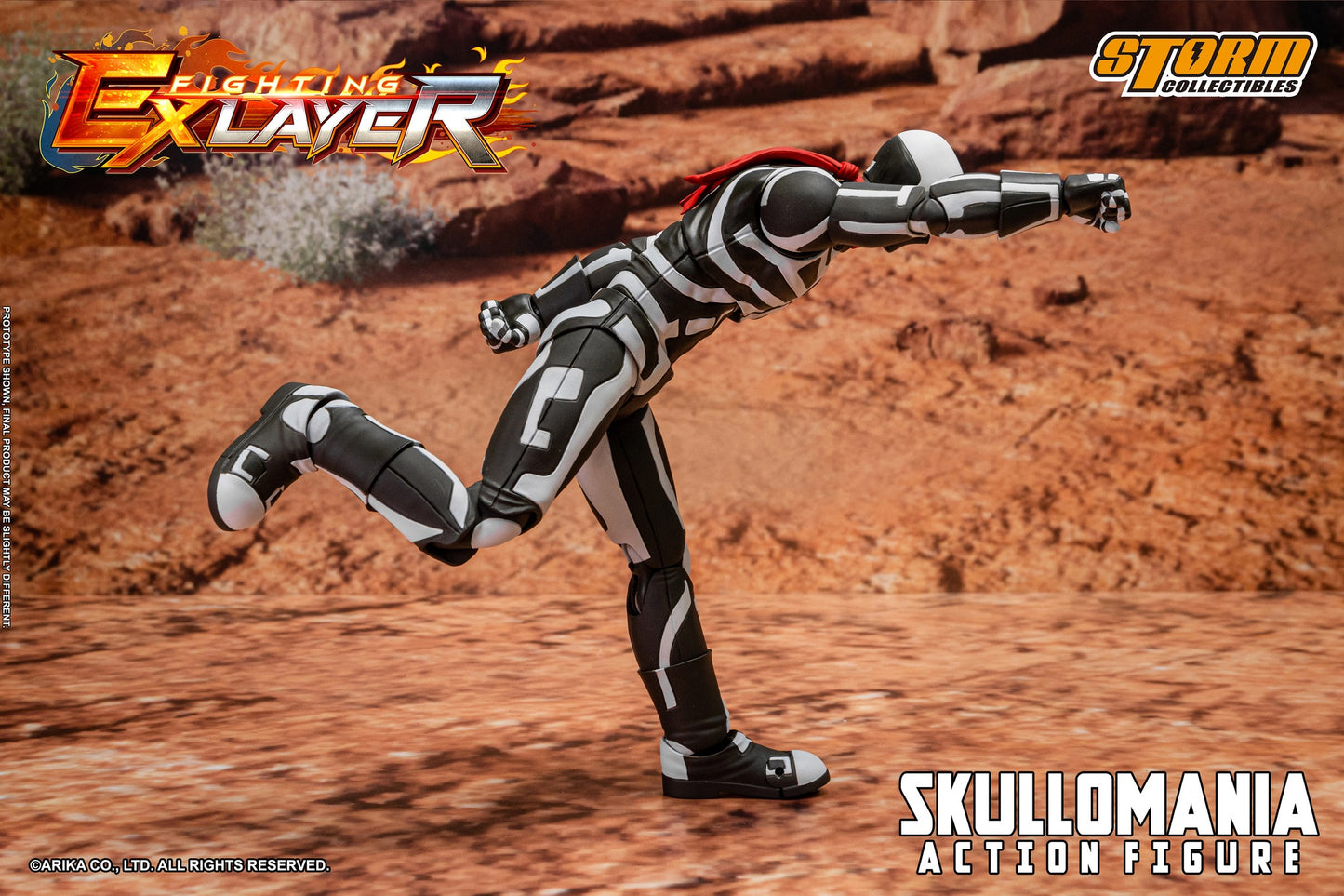 Preventa Figura SKULLOMANIA - Fighting EX Layer marca Storm Collectibles SKKF0 escala pequeña 1/12