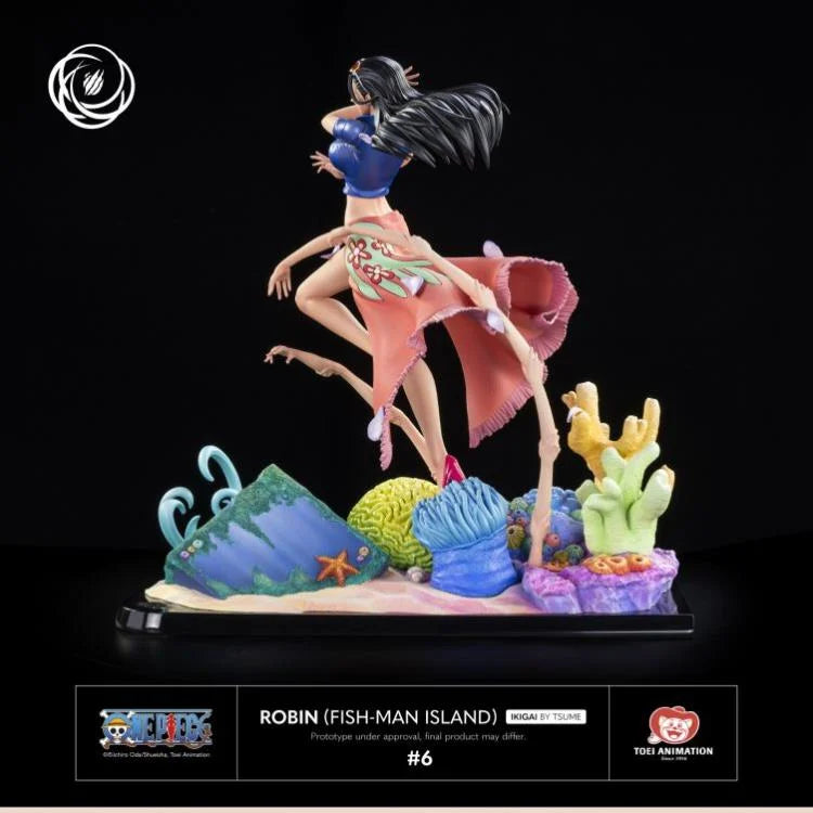 Preventa Estatua NICO ROBIN (Fish-Man Island) (Limited Edition) - One Piece Ikigai marca TSUME a escala 1/6 (35 cm)