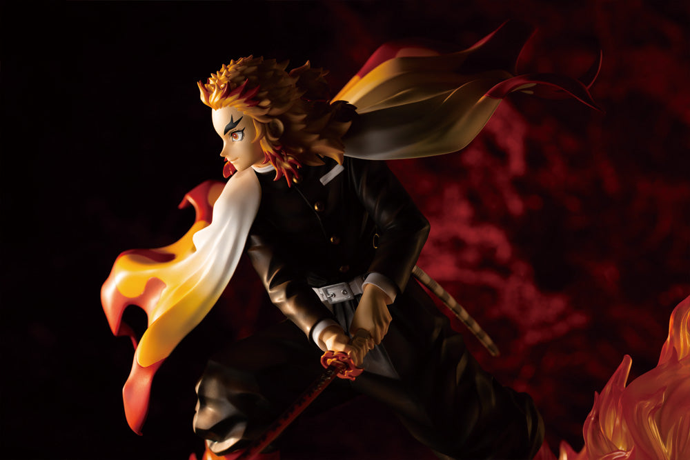 Pedido Estatua Kyoujurou Rengoku (Purgatory Anjuro) - Demon Slayer: Kimetsu No Yaiba - ArtFX J marca Kotobukiya escala 1/8