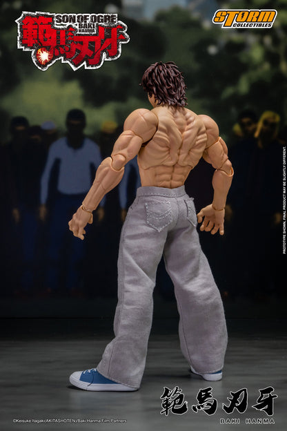 Preventa Figura Baki Hanma (Exclusive) - Baki Hanma: Son of Ogre marca Storm Collectibles KIBK05 escala pequeña 1/12