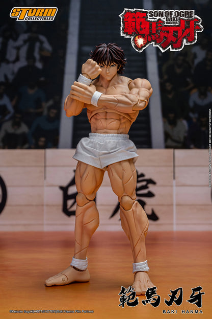 Preventa Figura Baki Hanma (Exclusive) - Baki Hanma: Son of Ogre marca Storm Collectibles KIBK05 escala pequeña 1/12