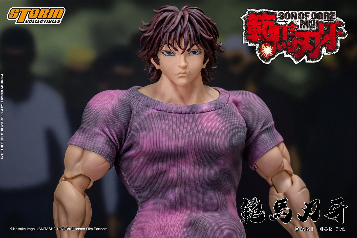 Preventa Figura Baki Hanma (Exclusive) - Baki Hanma: Son of Ogre marca Storm Collectibles KIBK05 escala pequeña 1/12