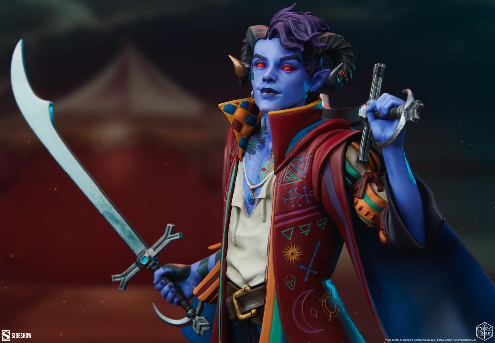 Preventa Estatua Mollymauk Tealeaf - Mighty Nein - Critical Role marca Sideshow Collectibles escala 1/6