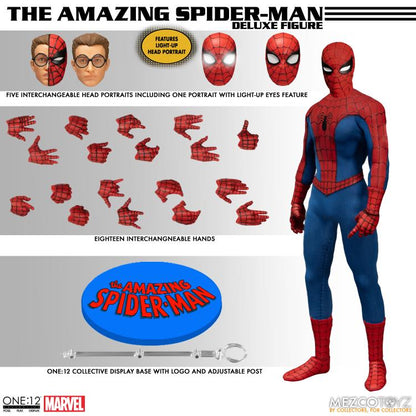 Pedido Figura Amazing Spider-Man Deluxe Edition - One:12 Collective marca Mezco Toyz 76295 escala pequeña 1/12