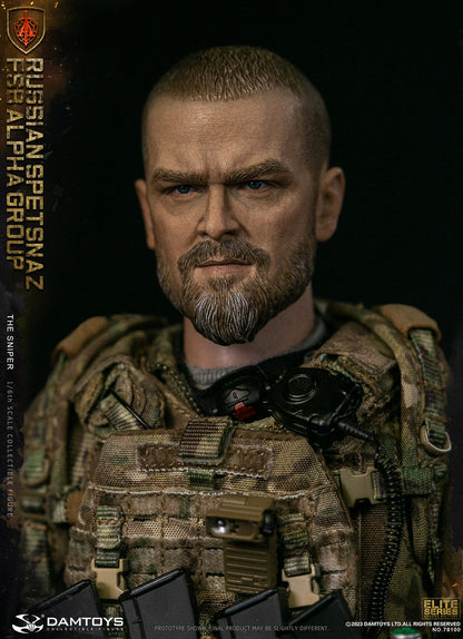 Preventa Figura The Sniper - Russian Spetsnaz FSB Alpha Group marca Damtoys 78100 escala 1/6