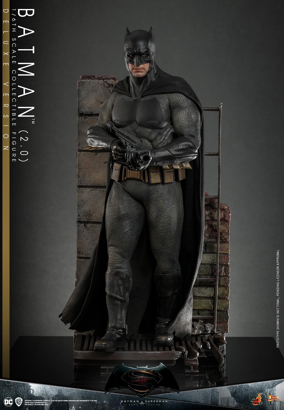 Preventa Figura Batman (2.0) (Deluxe version) - Batman v Superman: Dawn of Justice™ marca Hot Toys MMS732 escala 1/6