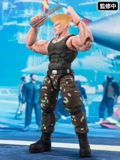 Pedido Figura Guile (Outfit 2 version) - Street Fighter - S.H.Figuarts marca Bandai Spirits escala pequeña 1/12