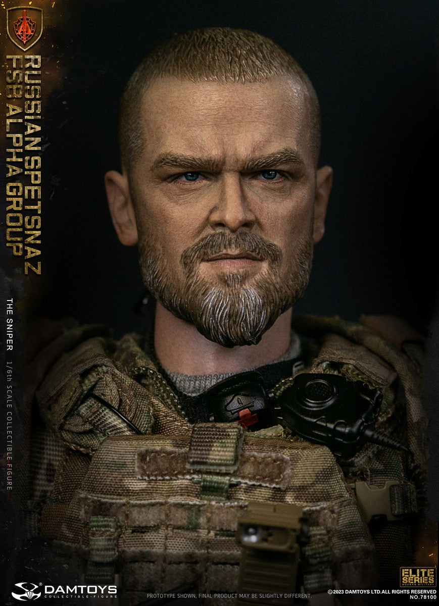 Preventa Figura The Sniper - Russian Spetsnaz FSB Alpha Group marca Damtoys 78100 escala 1/6