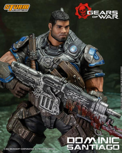 Preventa Figura Dominic Santiago - Gears of War  marca Storm Collectibles escala pequeña 1/12