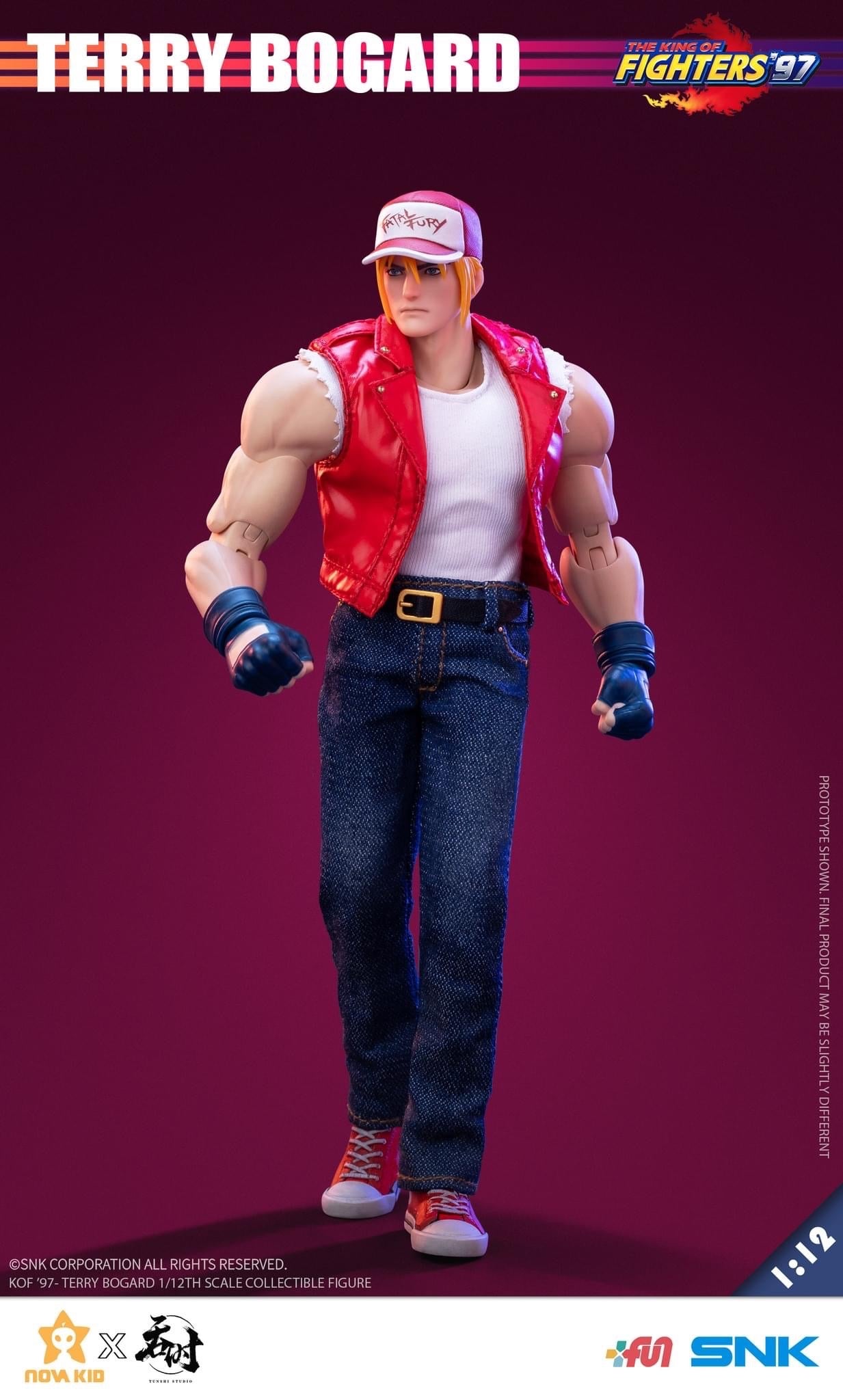 Preventa Figura Terry Bogard - The King of Fighters '97 marca Tunshi Studio SNK TS-XZZ-005 escala pequeña 1/12