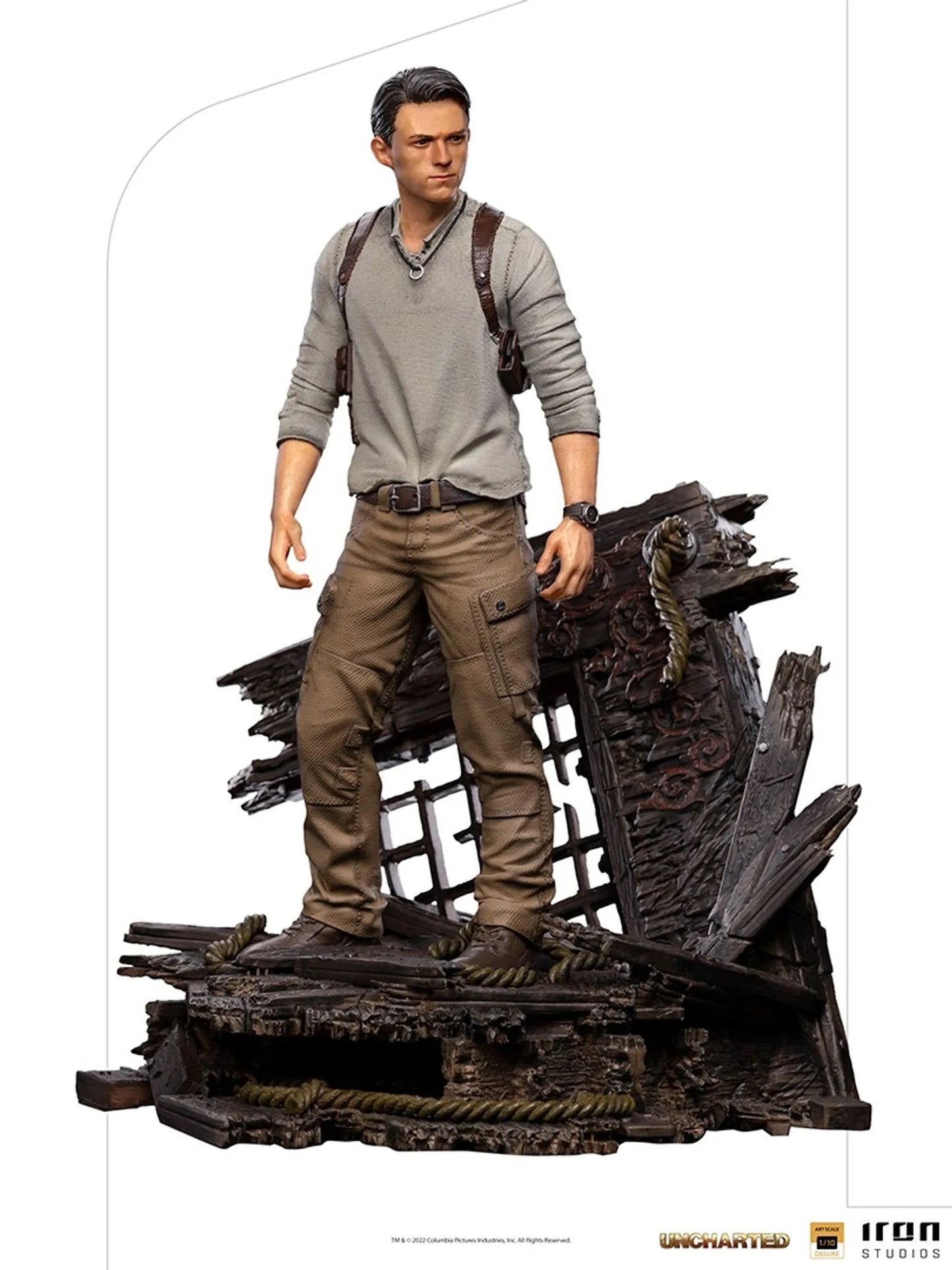 Pedido Estatua Nathan Drake (movie) (Deluxe) - Uncharted - Limited Edition marca Iron Studios escala de arte 1/10