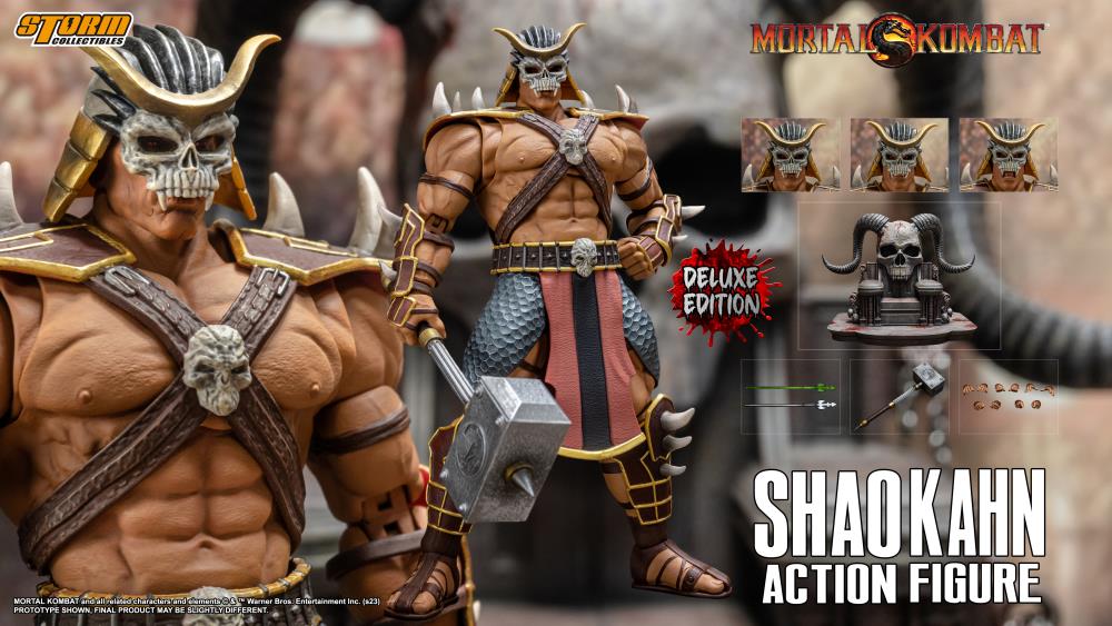 Pedido Figura Shao Kahn con Trono (Deluxe Edition) - Mortal Kombat marca Storm Collectibles escala 1/12