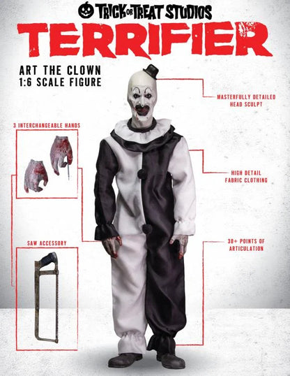 Pedido Figura Art the Clown - Terrifier marca Trick or Treat Studios escala 1/6