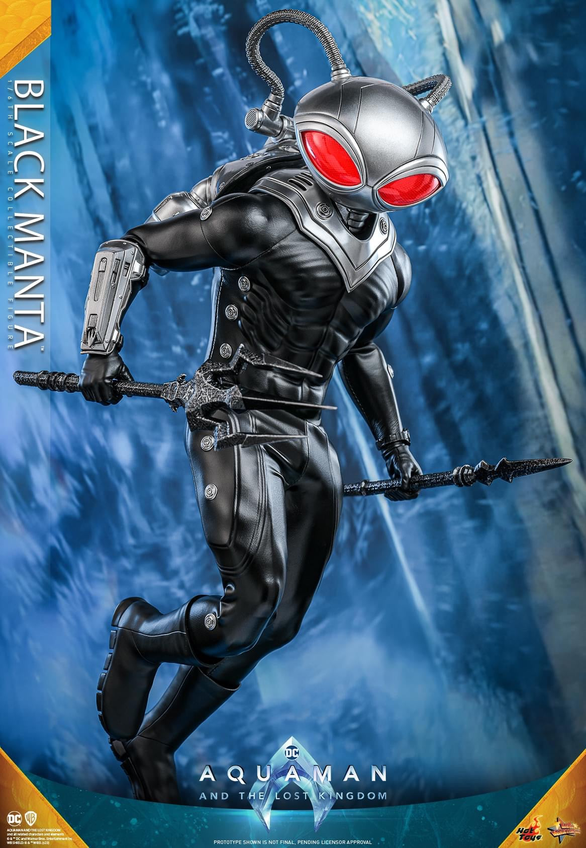 Preventa Figura BLACK MANTA ™ - Aquaman 2 marca Hot Toys MMS739 escala 1/6