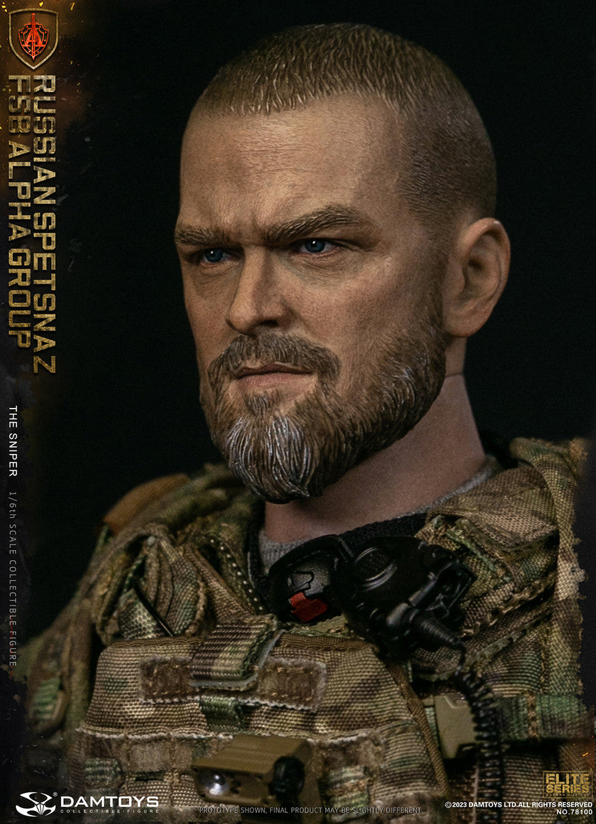 Preventa Figura The Sniper - Russian Spetsnaz FSB Alpha Group marca Damtoys 78100 escala 1/6