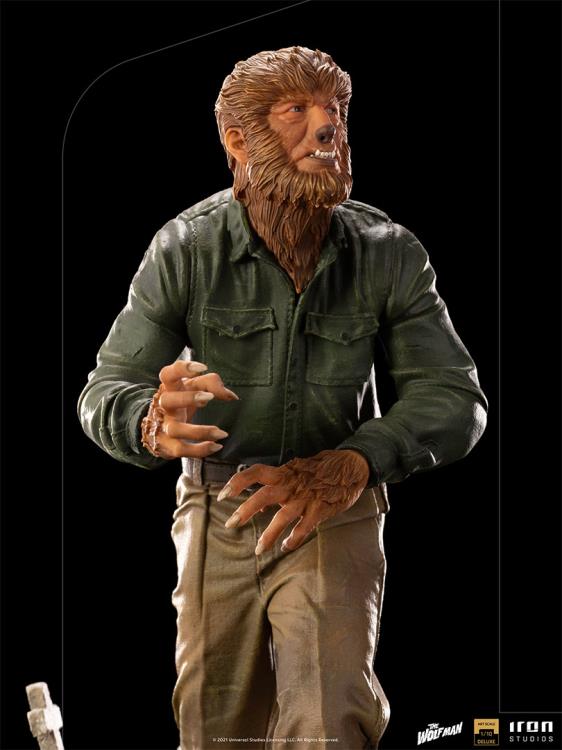 Pedido Estatua The Wolf Man DELUXE - Universal Monsters - marca Iron Studios escala de arte 1/10