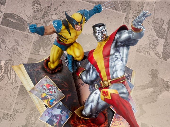 Preventa Estatua Marvel Colossus & Wolverine (Fastball Special) marca Sideshow Collectibles (45.72 cm)