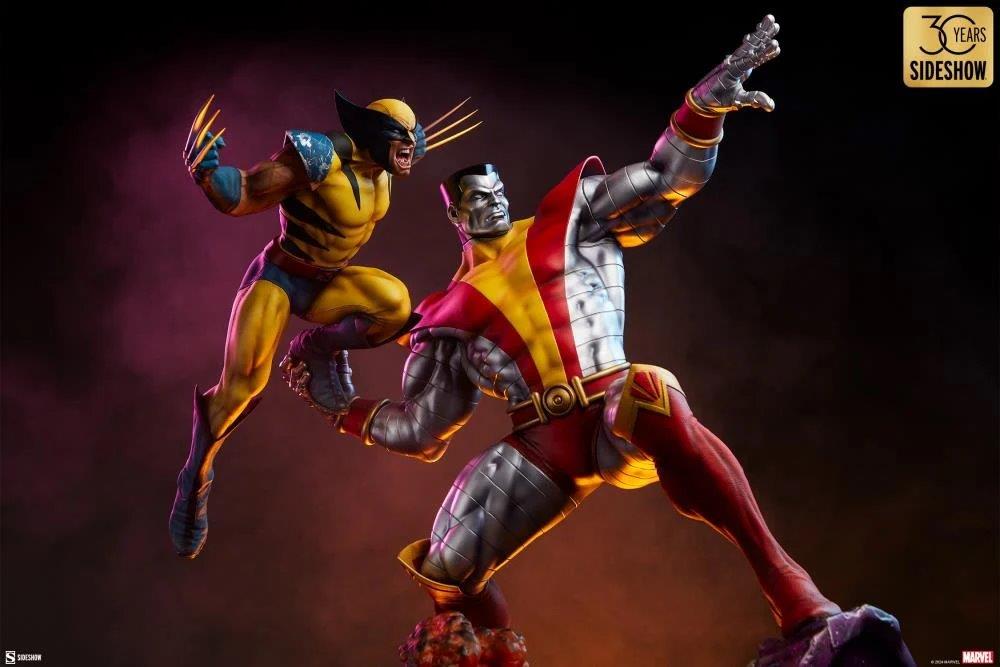 Preventa Estatua Marvel Colossus & Wolverine (Fastball Special) - Premium Format marca Sideshow Collectibles (61 cm)