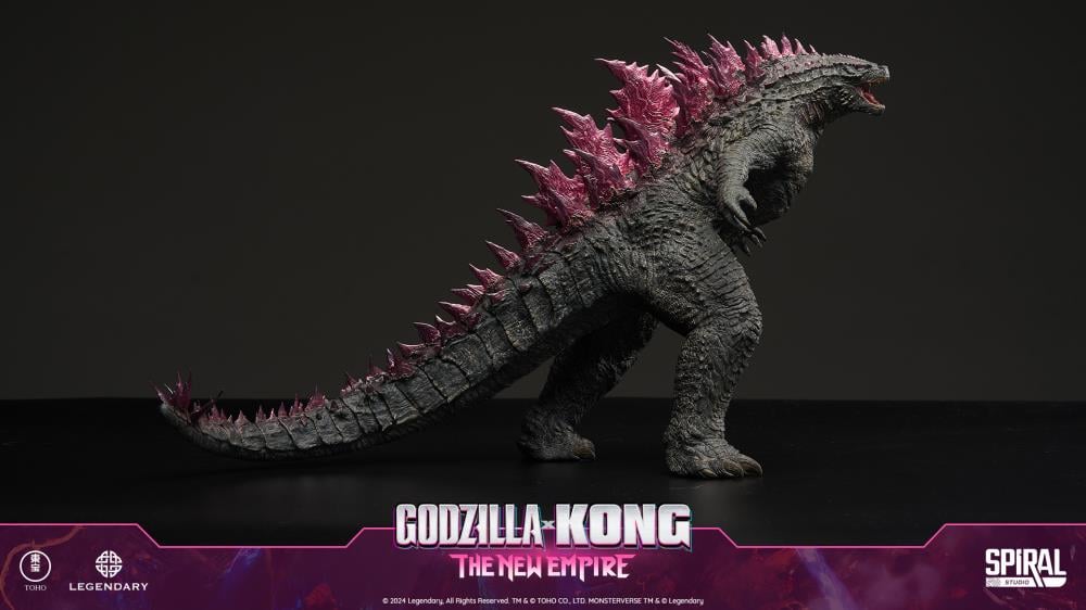 Preventa Estatua Godzilla Evolved Form (Heat Ray Version) - Godzilla x Kong: The New Empire - Hall of Fame marca Spiral Studio (27 cm)