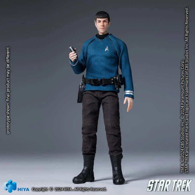 Preventa Figura Spock (Exclusiva PX Previews) - Star Trek (2009) - Exquisite Super Series marca HIYA ESS0266 escala pequeña 1/12