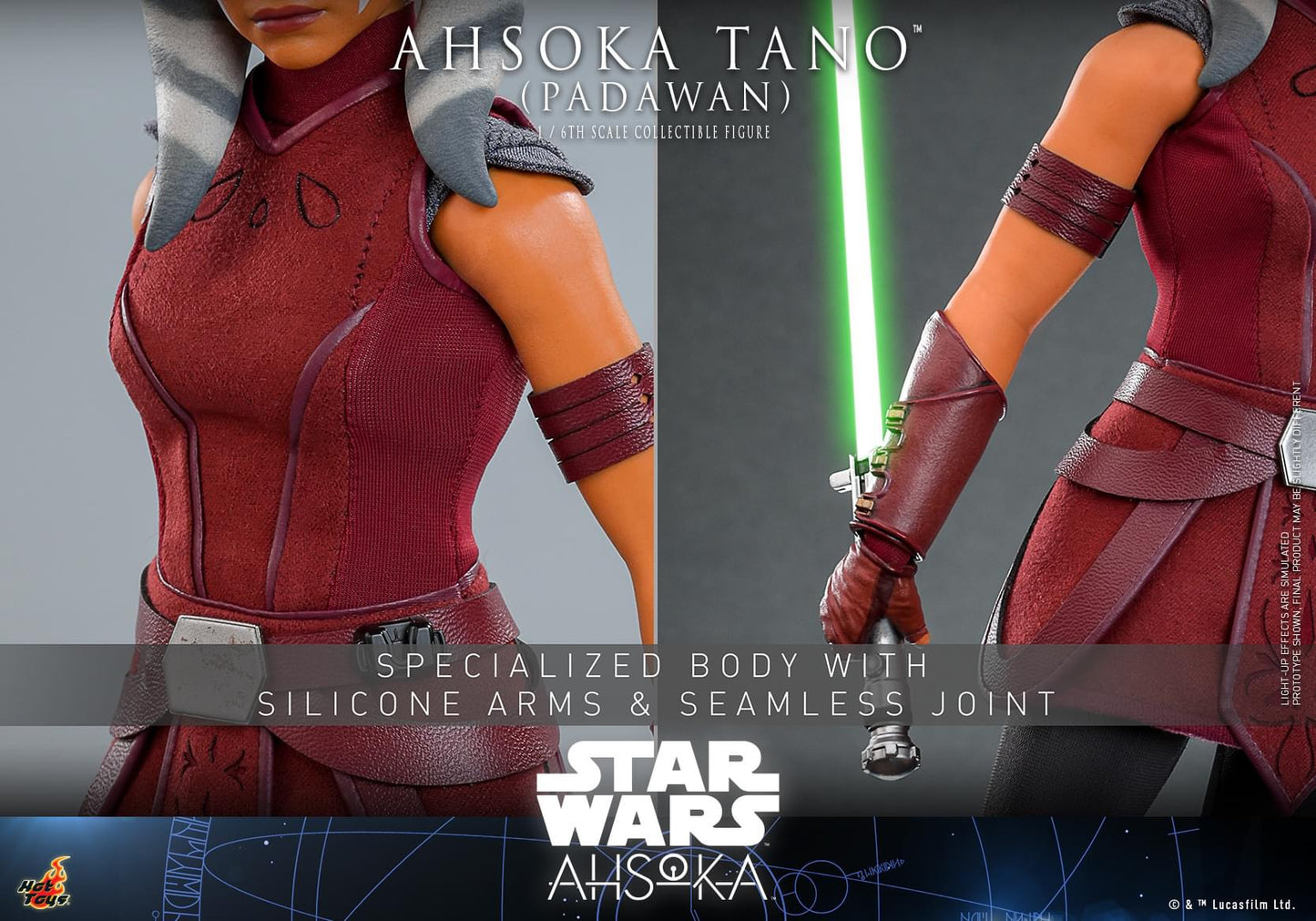 Preventa Figura AHSOKA TANO (PADAWAN) - Star Wars: Ahsoka ™ marca Hot Toys TMS123 escala 1/6