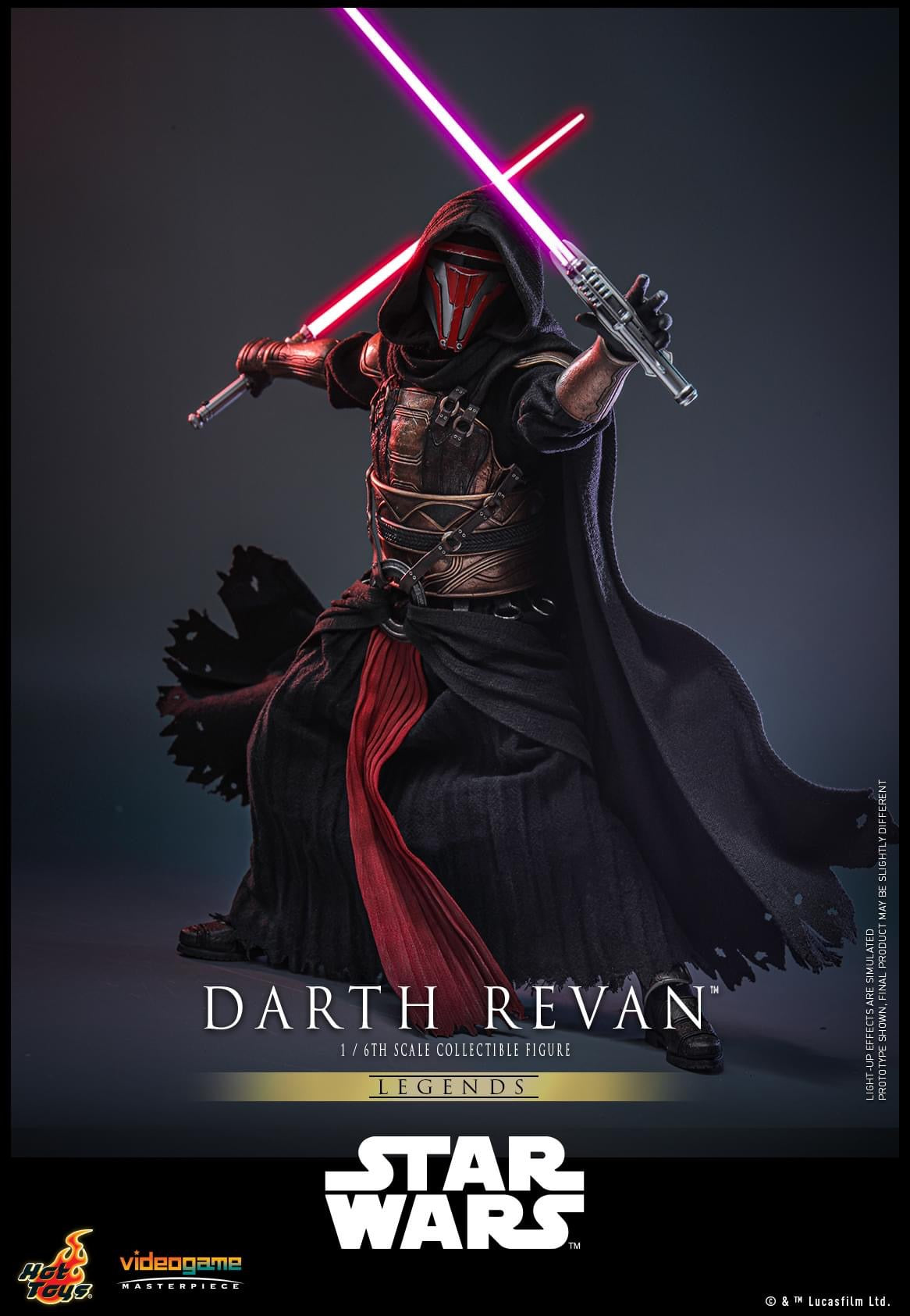 Preventa Figura Darth Revan - Star Wars Legends™ marca Hot Toys VGM62 escala 1/6