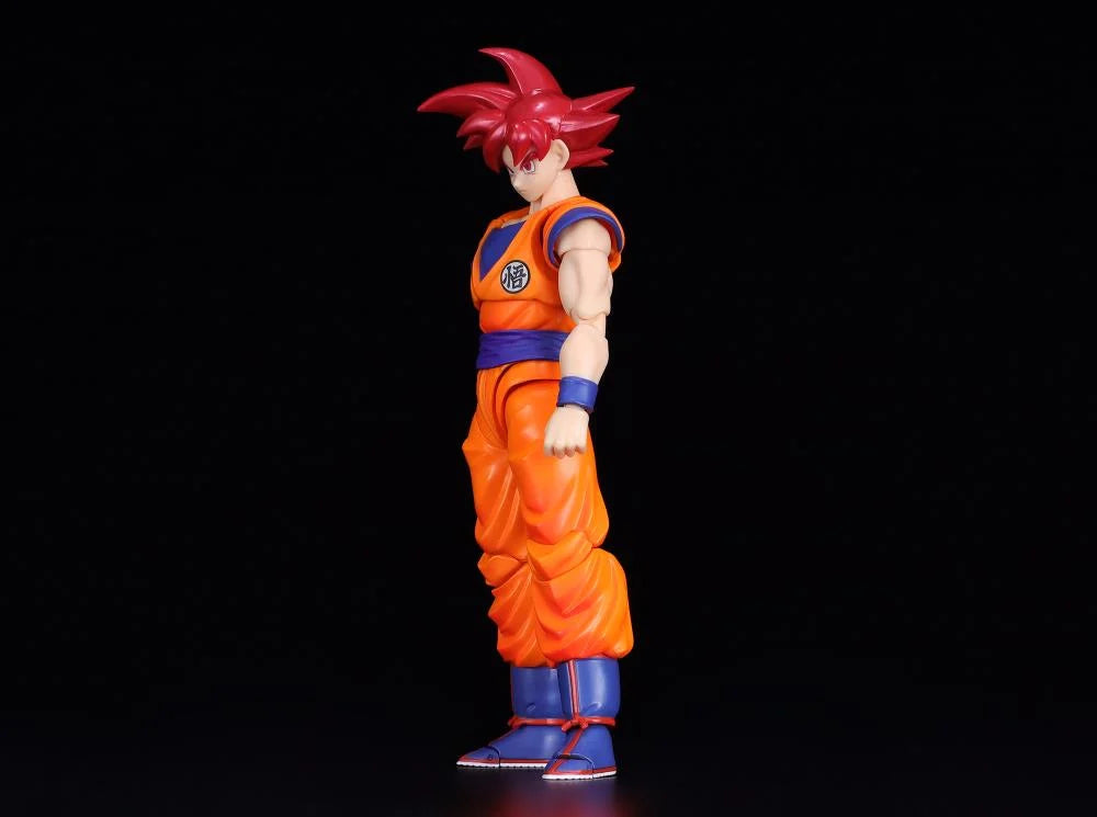 Preventa Figura Super Saiyan God Goku (Saiyan God of Virtue) - Dragon Ball Super - S.H.Figuarts marca Bandai Spirits escala pequeña 1/12