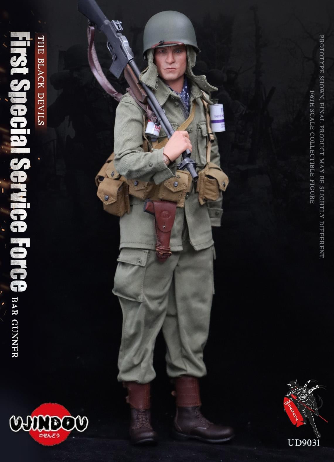 Pedido Figura BAR Gunner - First Special Service Force marca Ujindou UD9031 escala 1/6