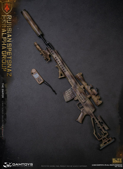 Preventa Figura The Sniper - Russian Spetsnaz FSB Alpha Group marca Damtoys 78100 escala 1/6