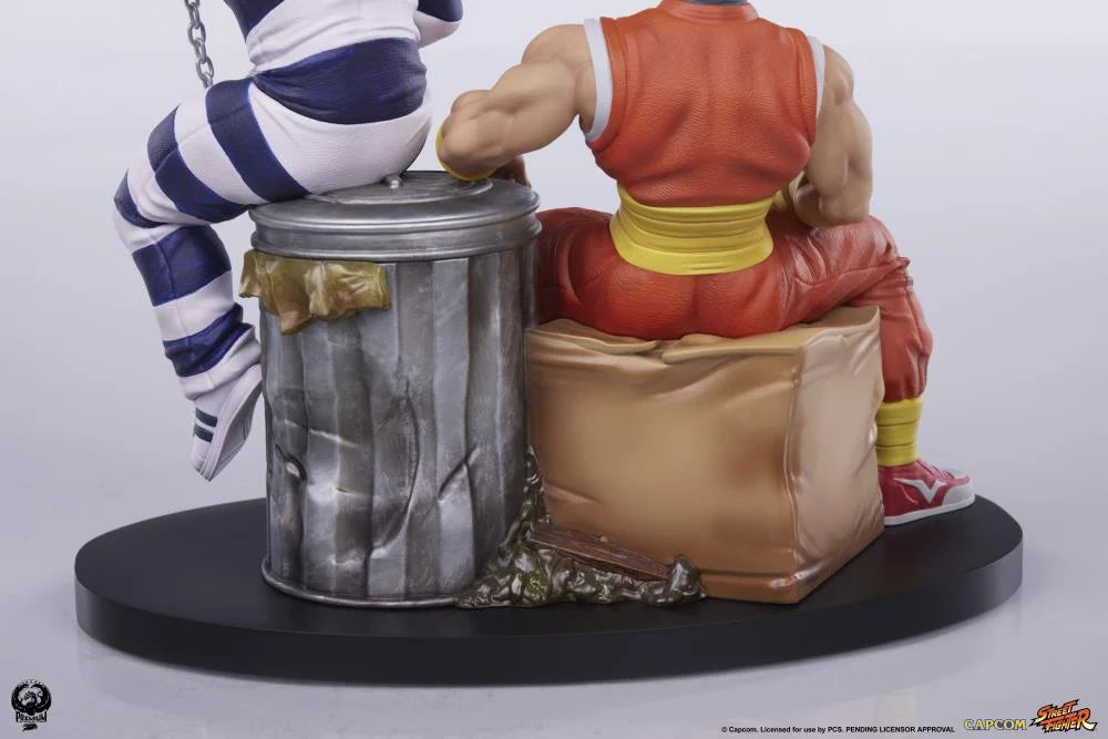 Preventa Set Estatuas Cody & Guy - Street Jam - Street Fighter marca PCS Collectibles escala 1/10