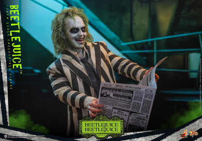 Preventa Figura Beetlejuice marca Hot Toys MMS767 escala 1/6