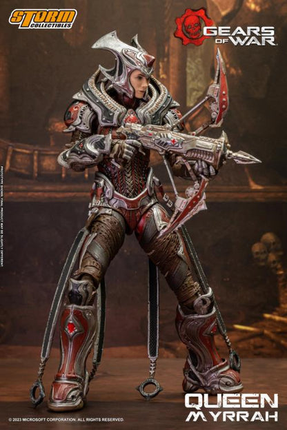 Preventa Figura Queen Myrrah - Gears of War  marca Storm Collectibles escala pequeña 1/12