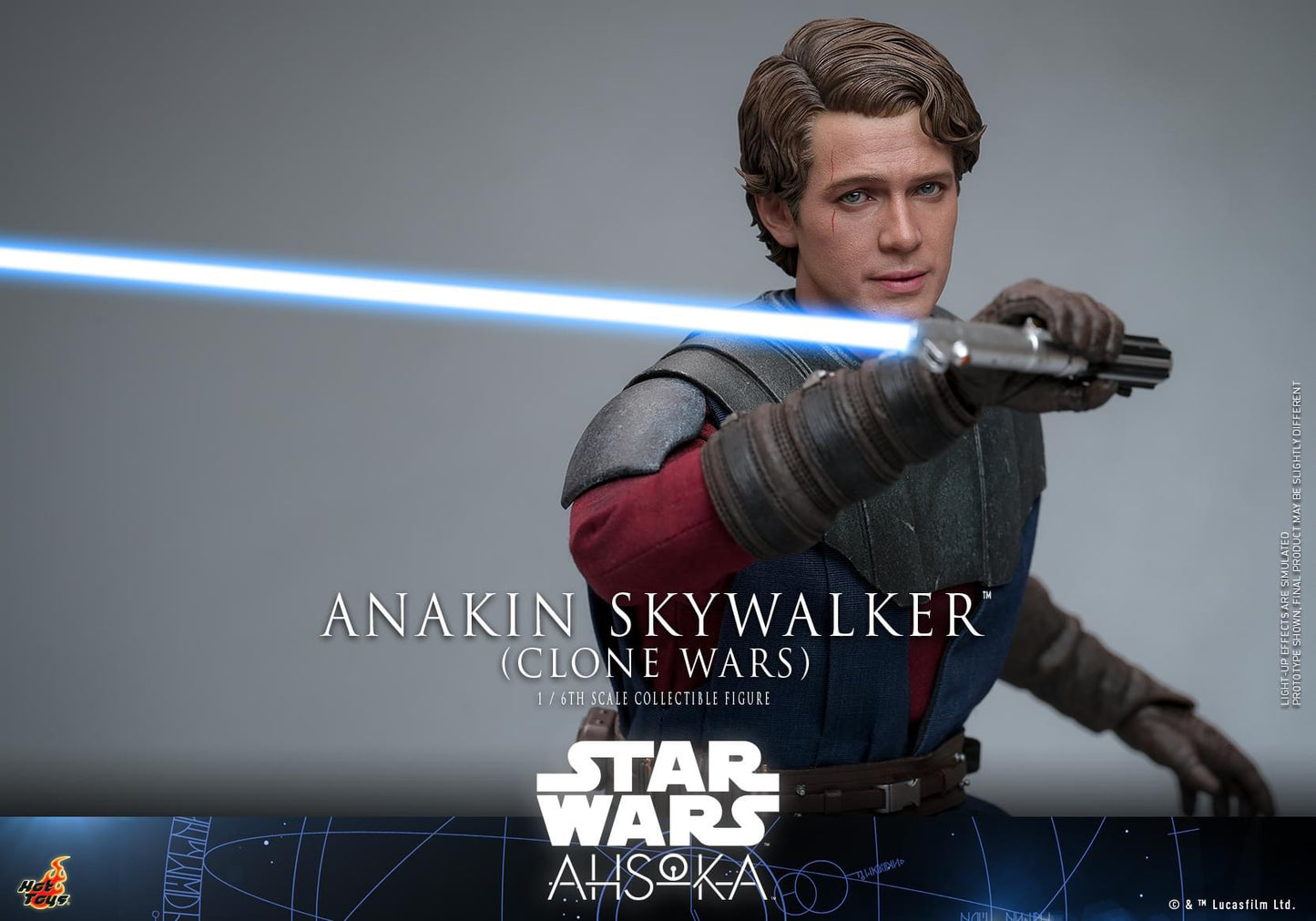 Preventa Figura Anakin Skywalker (Clone Wars) - Star Wars: Ahsoka ™ marca Hot Toys TMS129 escala 1/6