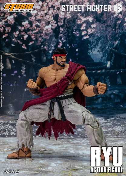 Preventa Figura RYU - Street Fighter 6 marca Storm Collectibles escala pequeña 1/12