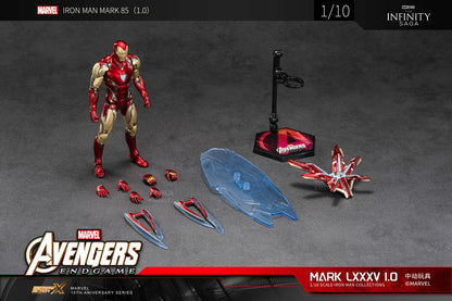 Pedido Figura Iron Man LXXXV MK85 1.0 - Avengers: Infinity Saga marca ZD Toys escala pequeña 1/10 (18 cm)