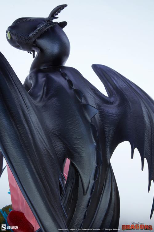 Pedido Estatua Toothless - Cómo Entrenar a tu Dragón: El Mundo Oculto marca Sideshow Collectibles (30.48 cm)