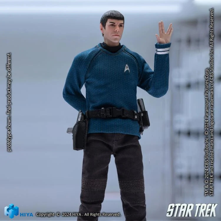 Preventa Figura Spock (Exclusiva PX Previews) - Star Trek (2009) - Exquisite Super Series marca HIYA ESS0266 escala pequeña 1/12