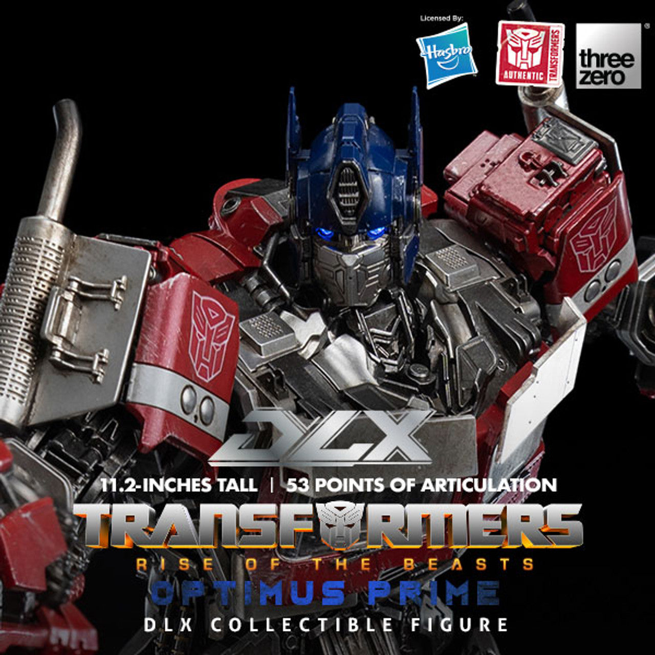 Pedido Figura DLX Optimus Prime - Transformers: Rise of the Beasts marca Threezero 3Z0432 (28.5 cm)