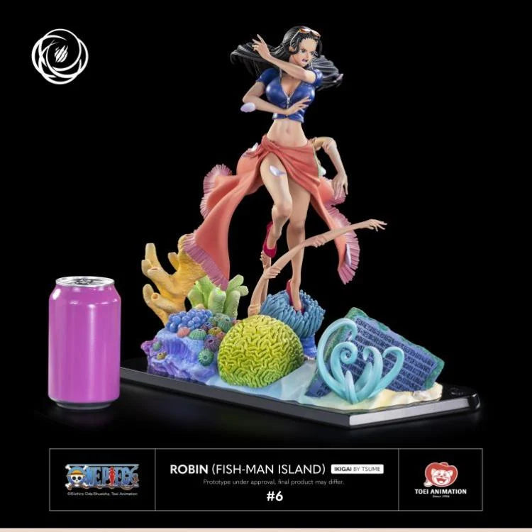 Preventa Estatua NICO ROBIN (Fish-Man Island) (Limited Edition) - One Piece Ikigai marca TSUME a escala 1/6 (35 cm)