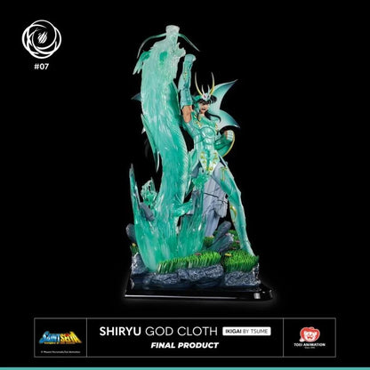 Pedido Estatua SHIRYU God Cloth (Limited Edition) - Saint Seiya Ikigai marca TSUME a escala 1/6 (43 cm)