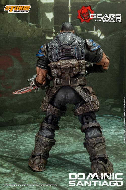 Preventa Figura Dominic Santiago - Gears of War  marca Storm Collectibles escala pequeña 1/12