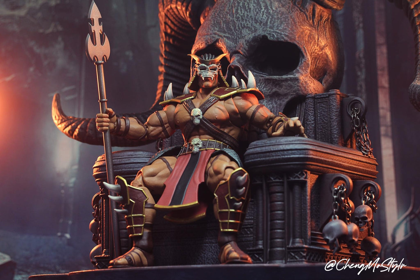 Pedido Figura Shao Kahn con Trono (Deluxe Edition) - Mortal Kombat marca Storm Collectibles escala 1/12