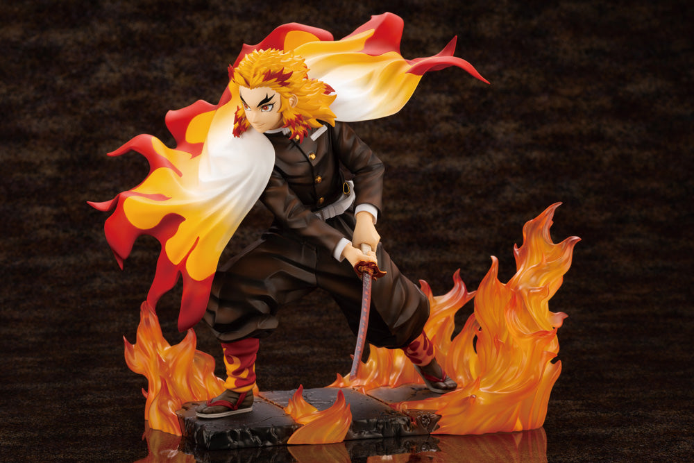 Pedido Estatua Kyoujurou Rengoku (Purgatory Anjuro) - Demon Slayer: Kimetsu No Yaiba - ArtFX J marca Kotobukiya escala 1/8